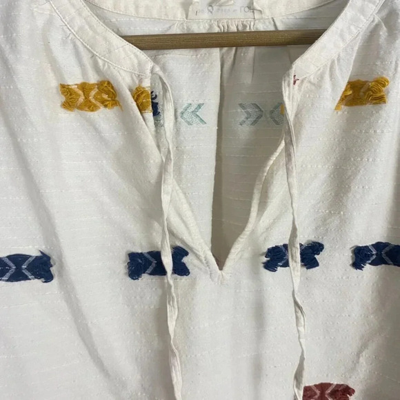 Lou & Grey Embroidered Boho Peasant Top - Picture 5 of 15